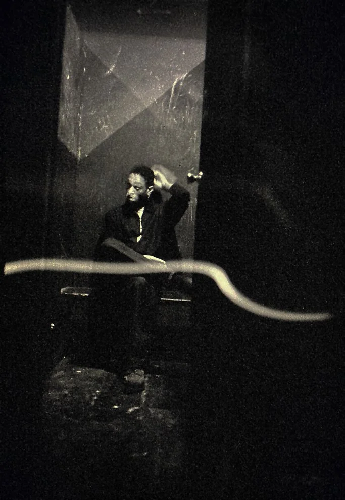 [16-27] from the series  Nightswimming, NYC 1993-94 , selenium toned gelatin-silver print 22.5 x 15"  edition of 6