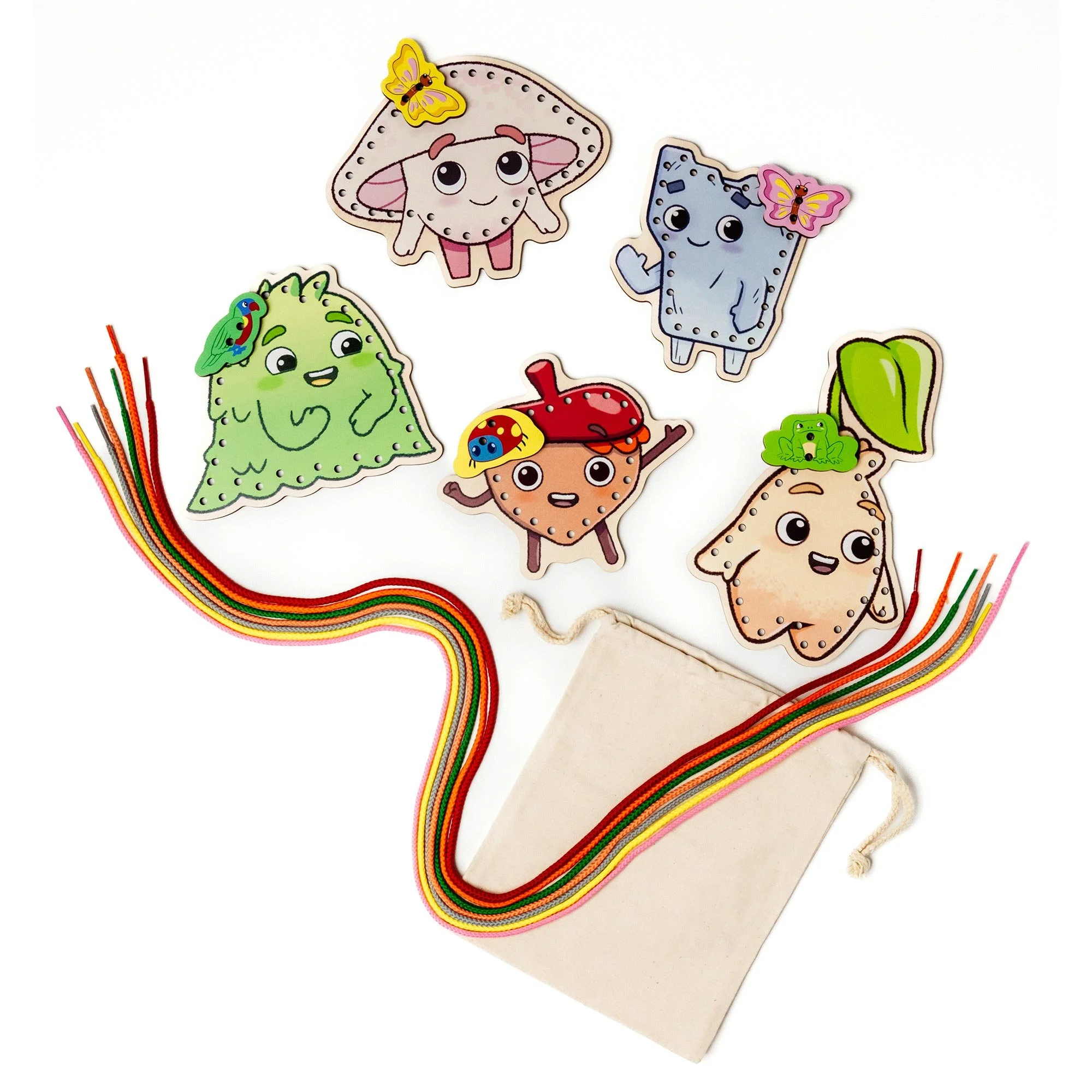 Zip and the Tiny Sprouts Lacing Toy Kit