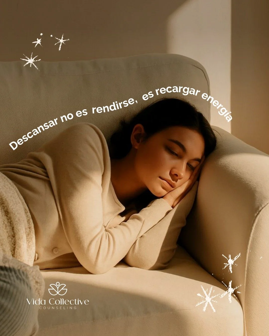 Descansa. Respira. Renace. 🌞
A veces, el acto m&aacute;s valiente es pausar. Tomarte un respiro no es debilidad, es sabidur&iacute;a.

📲 https://wa.me/message/OI45KYTO6IAIG1
📞 (501) 300-7456.
💌 admin@vidacollective.co
📍 vidacollective.co

#energ