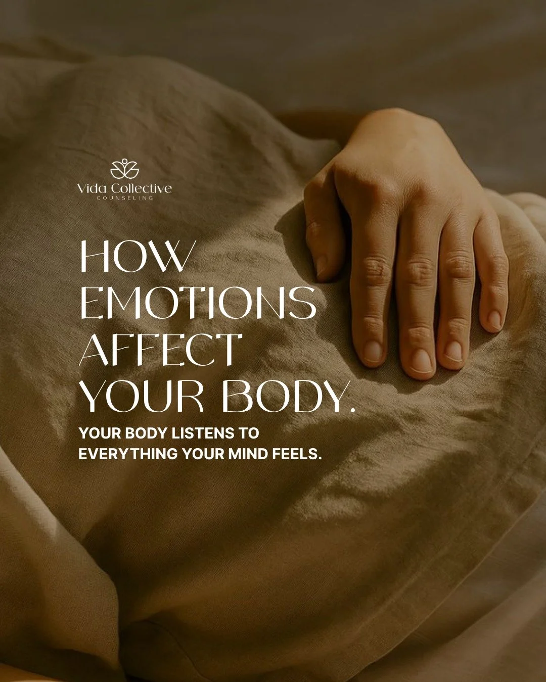 Your body and mind are always in conversation &mdash; every feeling leaves an imprint.
Listening to what you feel is the first step to healing. 🌿
🧠✨ Listen, heal, and book your therapy session today

📲 https://wa.me/message/OI45KYTO6IAIG1
📞 (501)