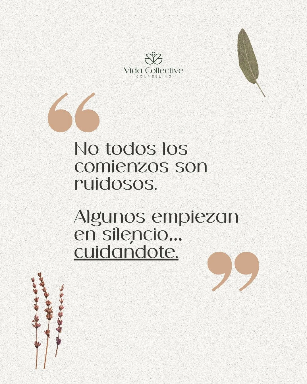 A veces avanzar se ve como bajar el ritmo, escucharte m&aacute;s y exigirte menos. Lo suave tambi&eacute;n transforma.

Si este inicio de a&ntilde;o necesitas un espacio para sostenerte,�aqu&iacute; estamos para acompa&ntilde;arte. Book your session.
