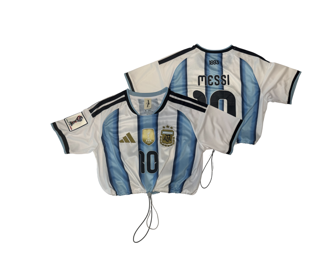 Argentina FIFA World Cup Bungee Crop Jersey