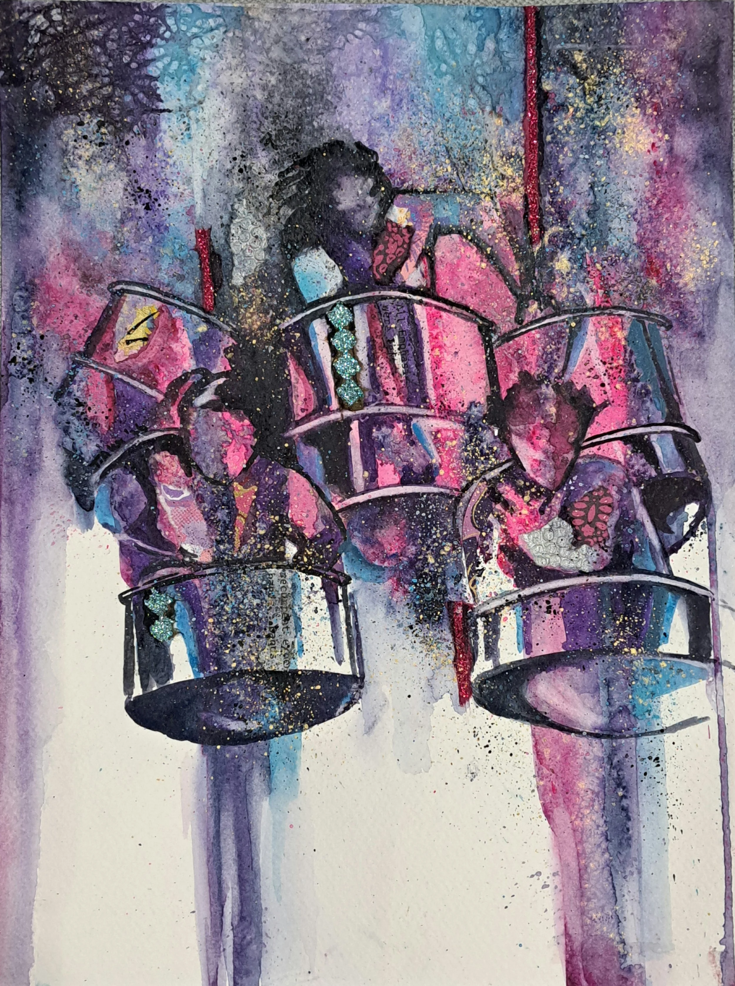 Pan fragments 2026, 9x12"
Watercolour and collage
Price available on request