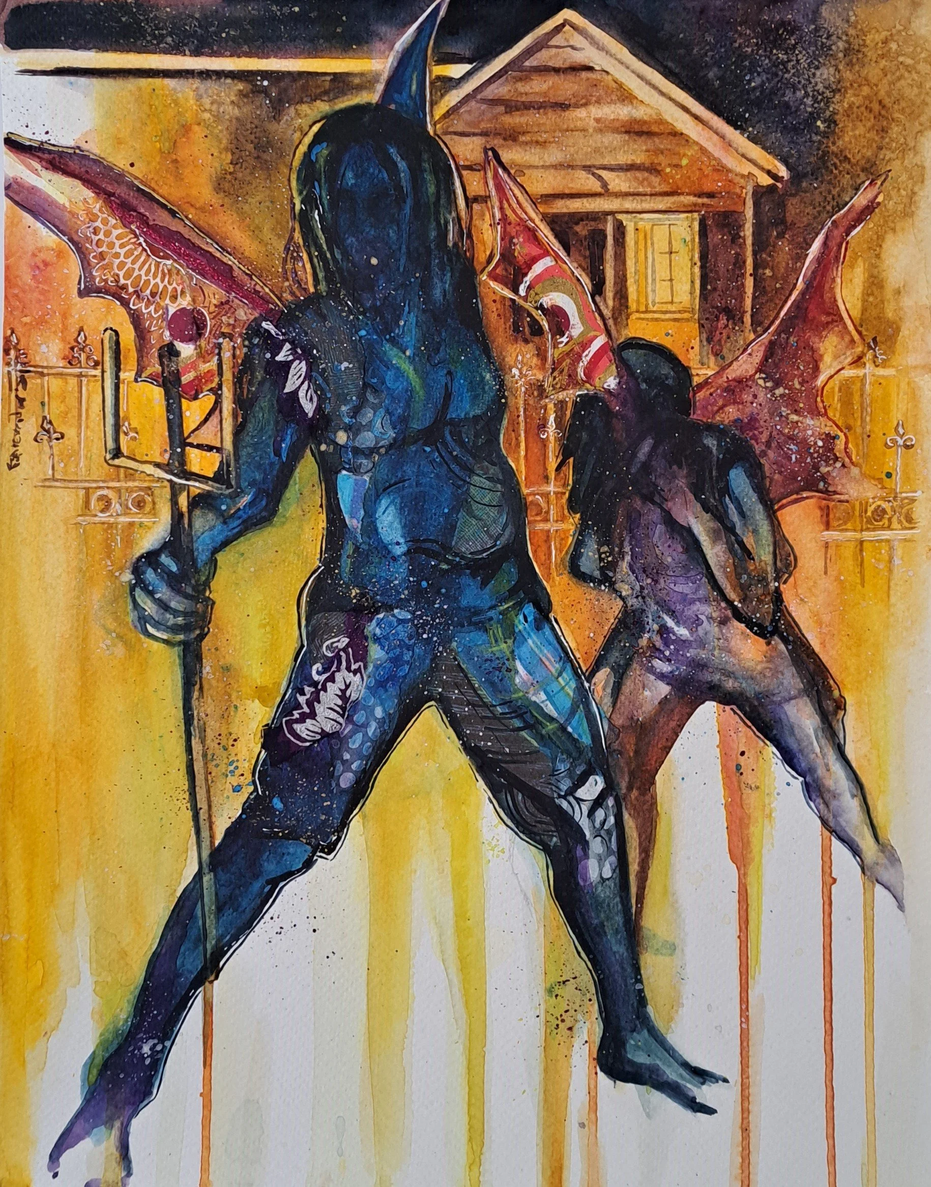Jab 2, 2024
28x35.6 cm
Watercolour and decorative papers
Price available on request
