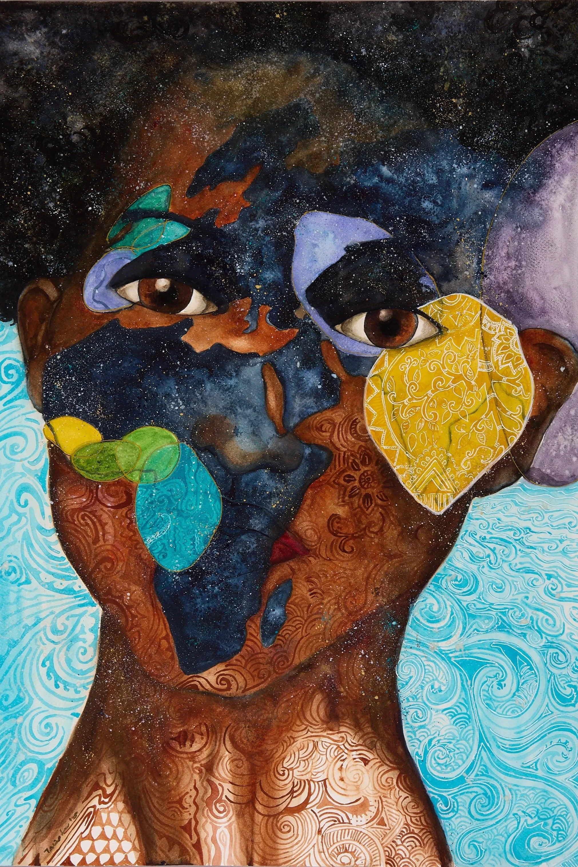 Pieces of Me
20x28" (50x70cm) Watercolour  2025.
Price Available on Request