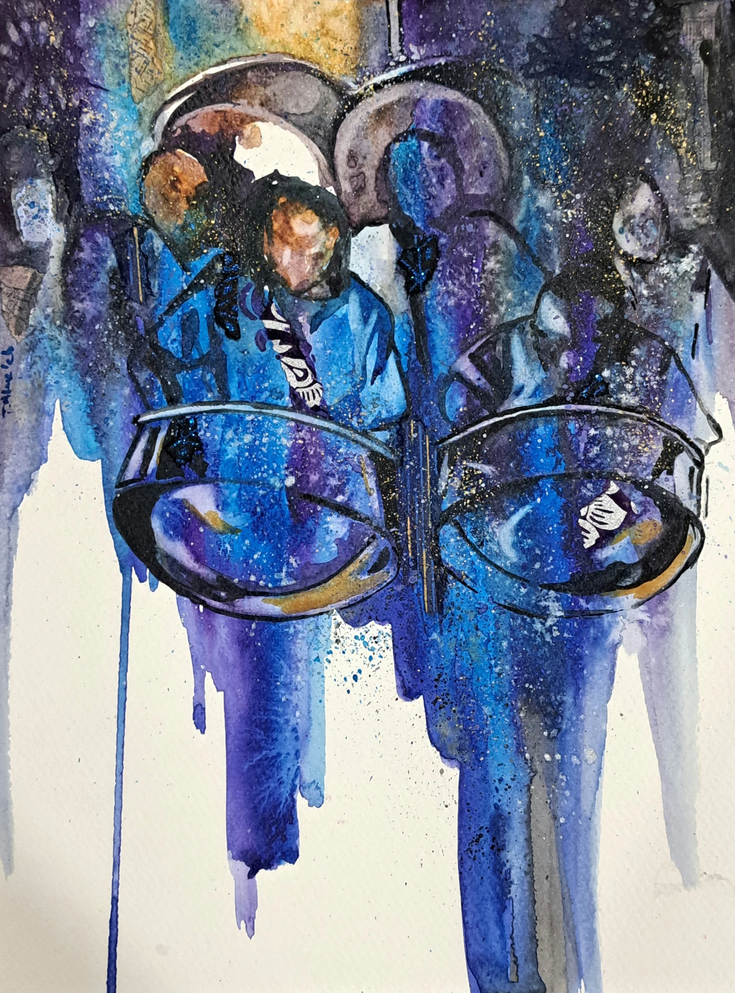 Pan fragments 2026, 9x12"
Watercolour and collage
Price available on request