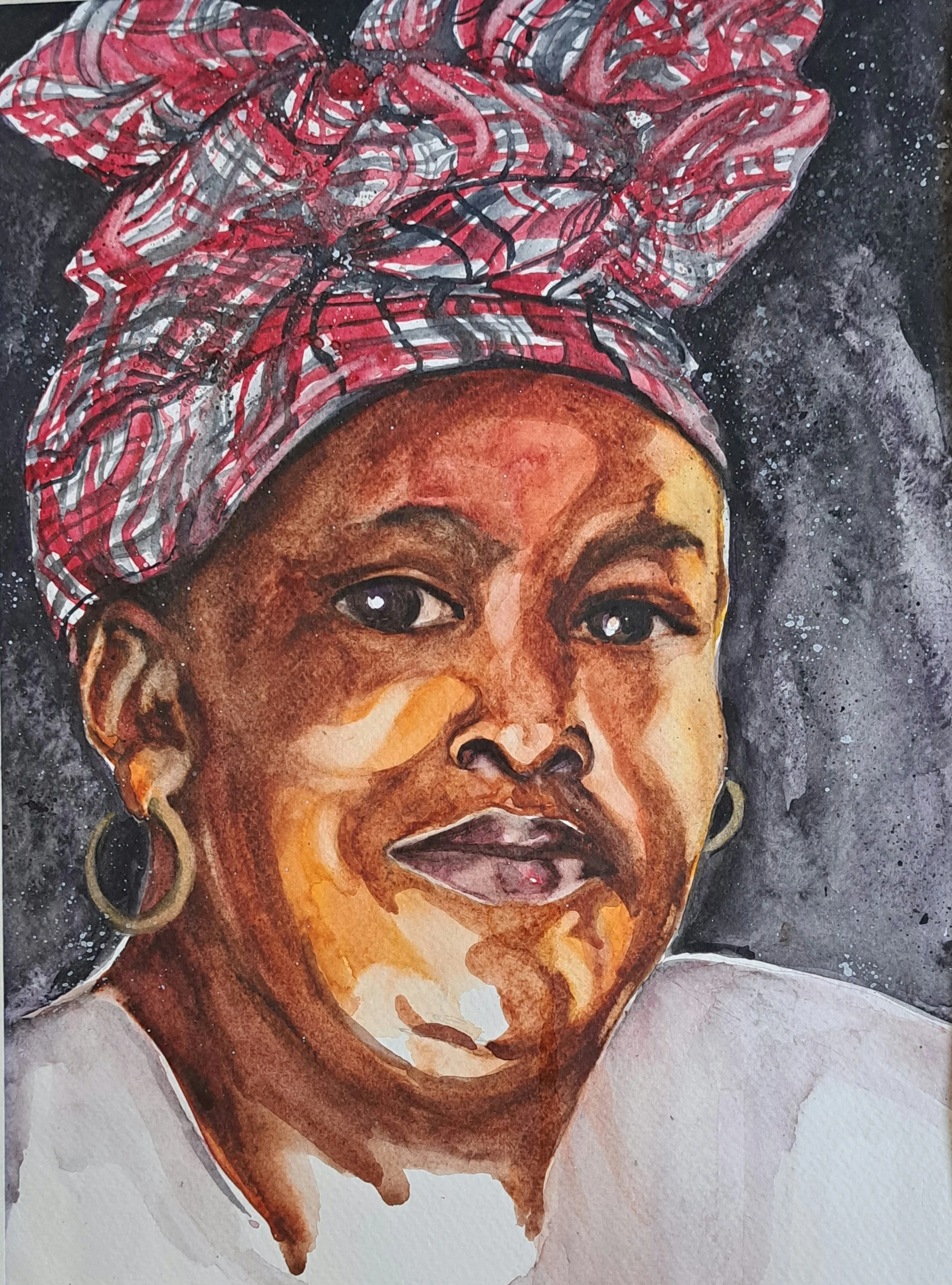Dignified, (Singing Sandra), 2025                                
9" x 12". (22.8cm x 30.4cm).
Price available on request