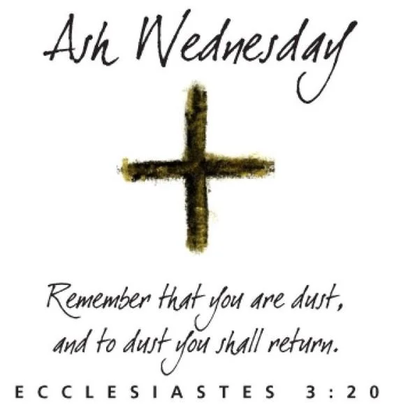 Ash Wednesday Imposition of Ashes