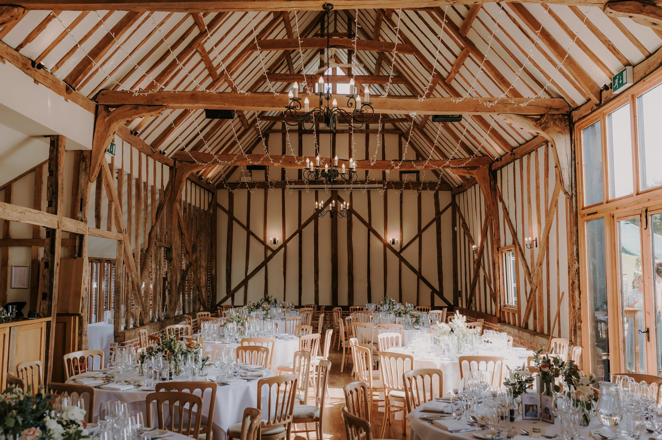 Exclusive-use wedding venue reception