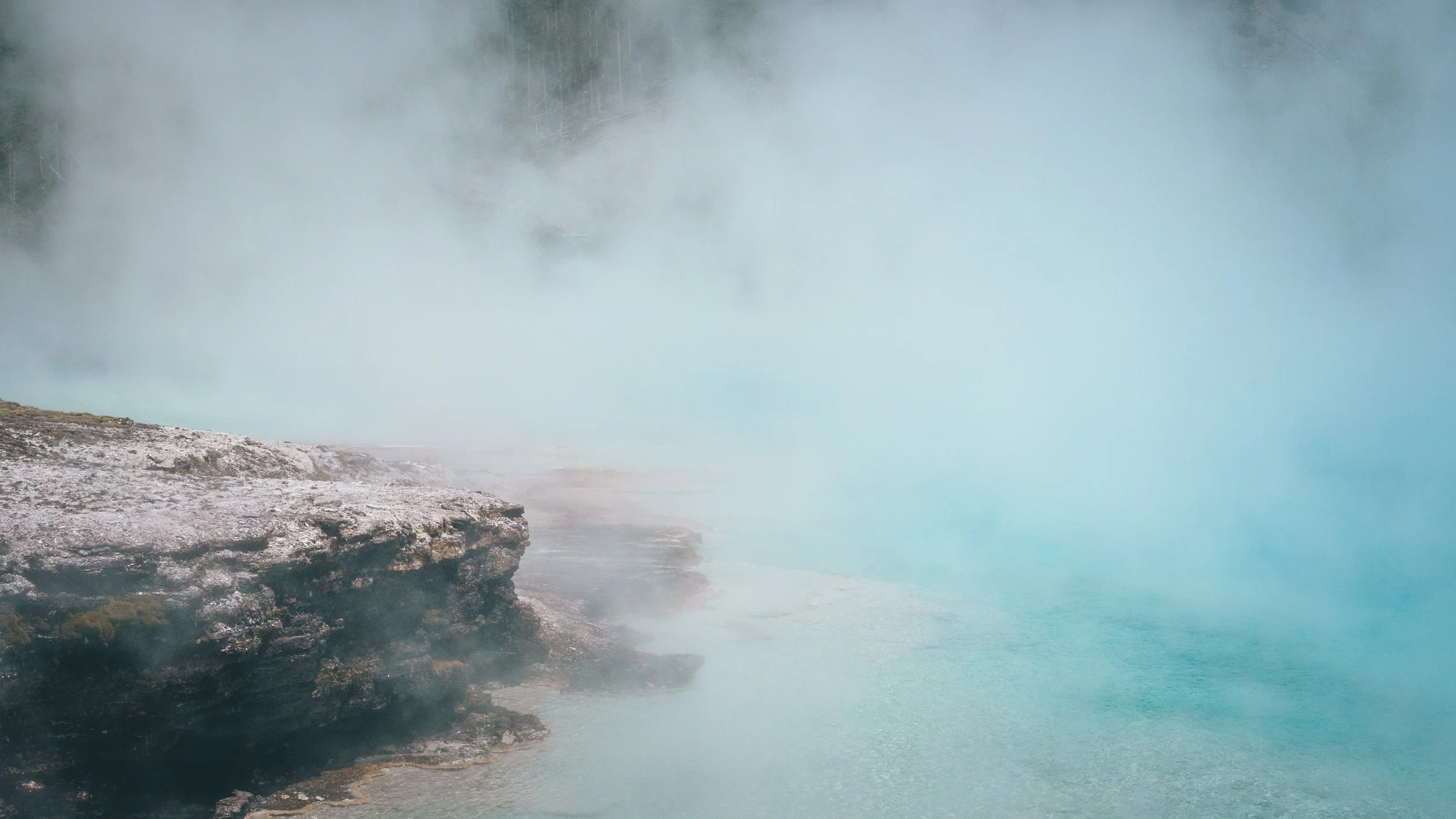 Landscape Yellowstone Hot Springs Steam.jpg