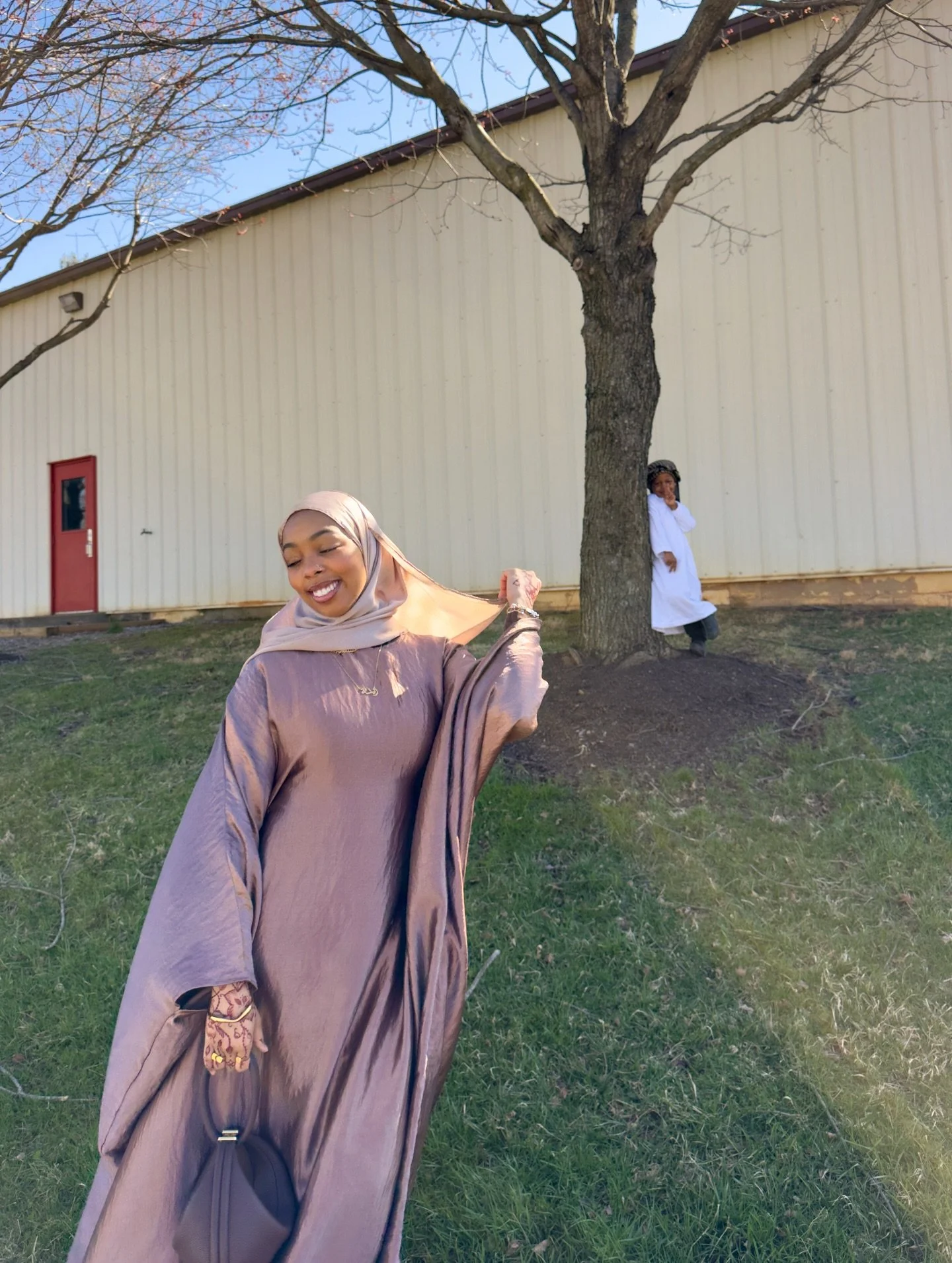 I spy my whole heart in the background. Eid Mubarak! 🤎