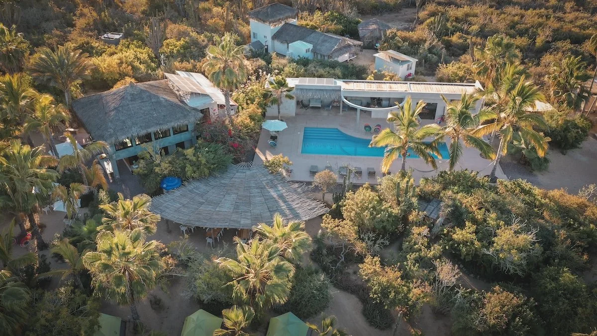 aerial view of yoga retreat mexico (Copy)