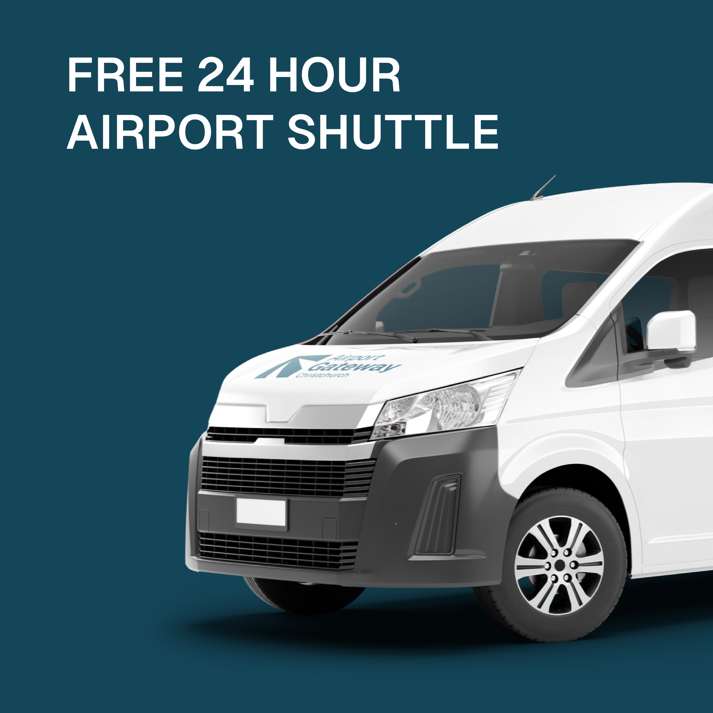 Free 24 hour airport shuttle