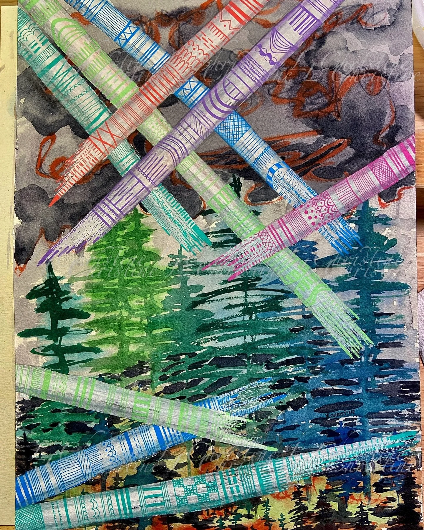 🖼️ A Little Abstract
🎨 Watercolor &amp; mixedmedia on paper
👩&zwj;🎨 @lchristineart 

 
 
 
 
 
 
 
 
#watercolorpainting #mixedmediapainting #watercolorartist #abstractpainting #landscapepainting #landscapeartist #abstractartist #lchristineart #m