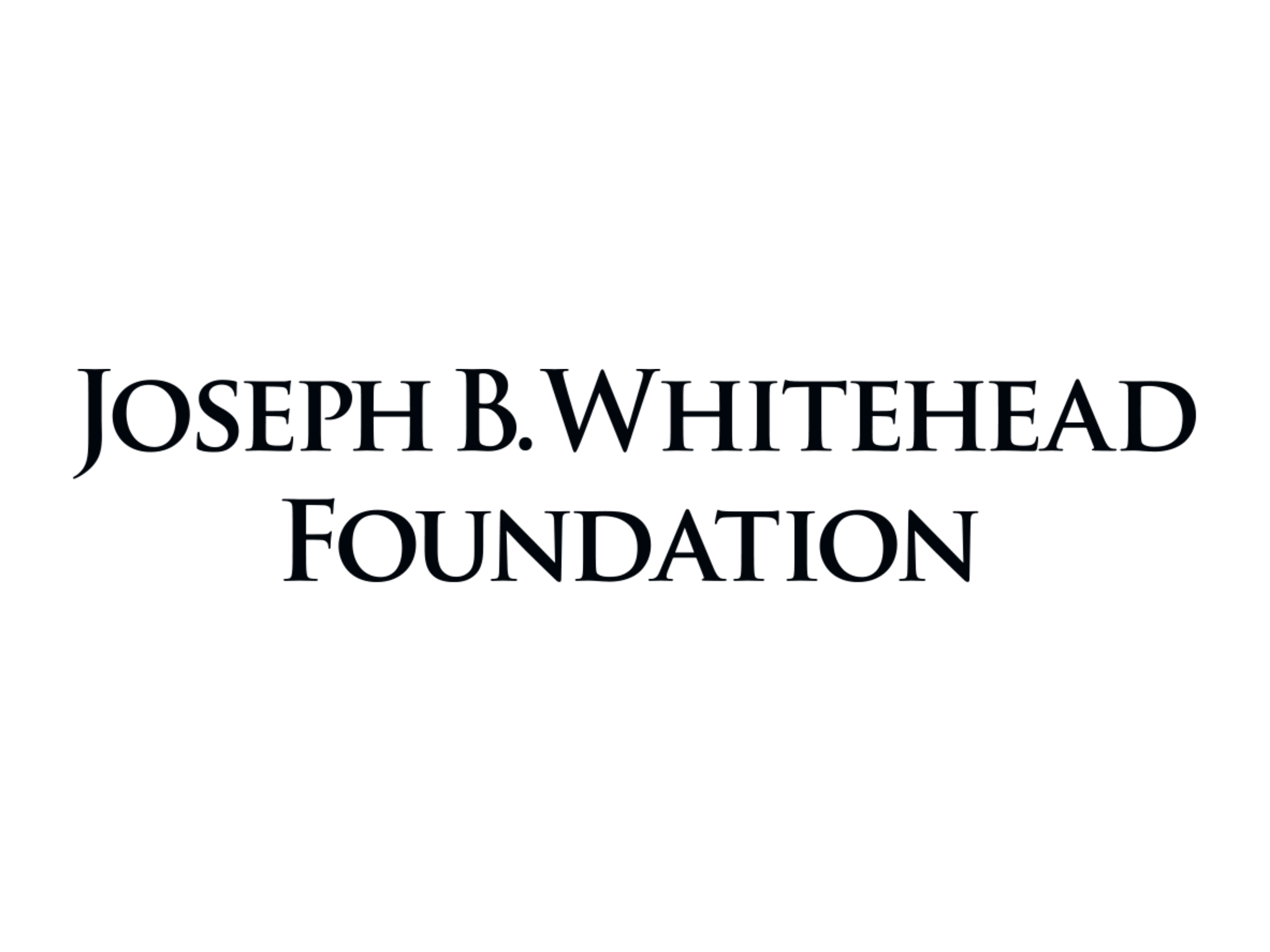 Joseph B Whitehead Foundation in black text