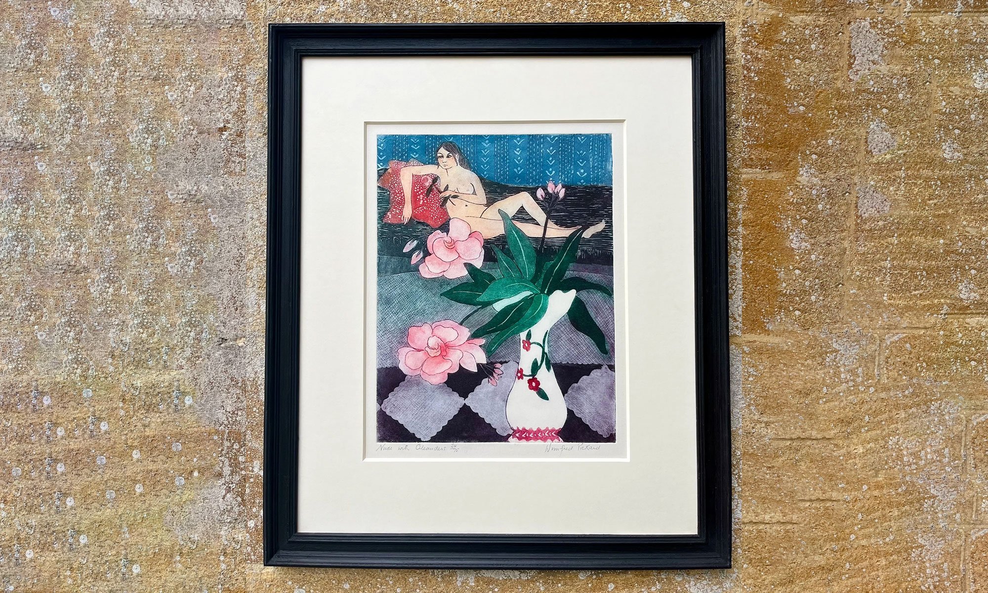 NUDE WITH OLEANDERS