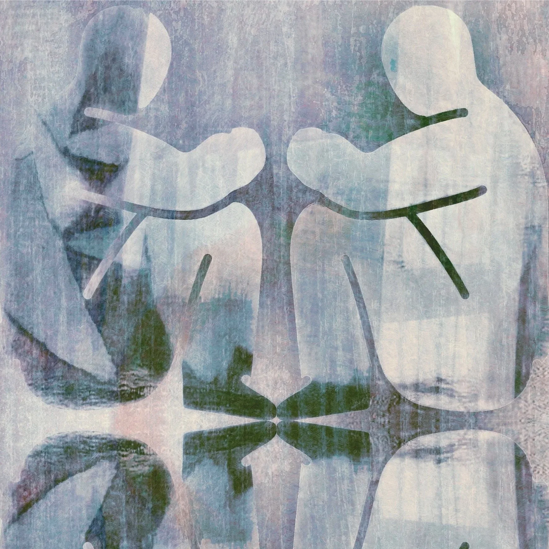 Same Same (Together) Inverted Postcard