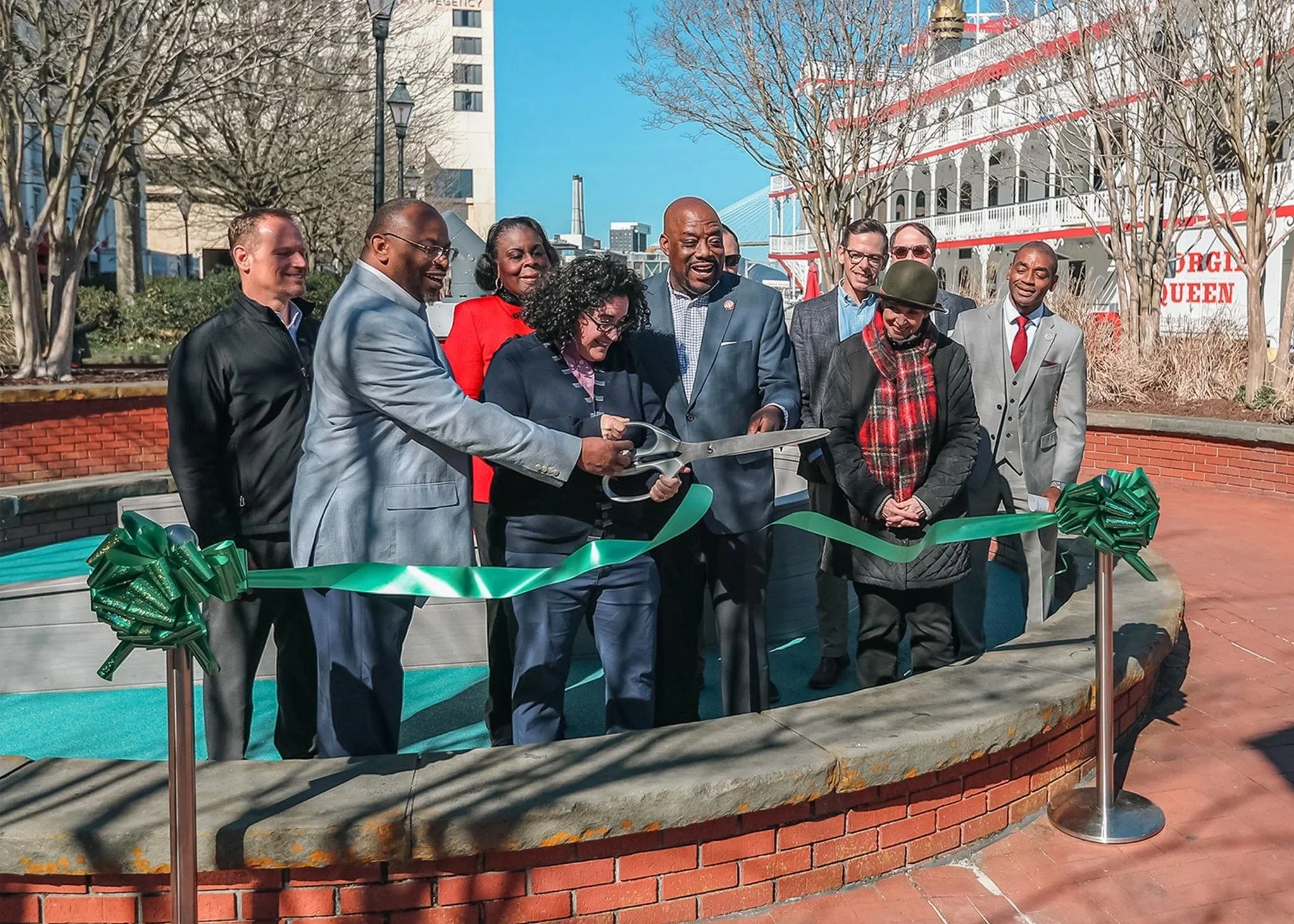 FREN completed the restoration of Savannah's historic tugboat playground in 2024, bringing back a beloved piece of the city's waterfront that families had missed for nearly 50 years. This wasn't just any playground project. The original tugboat was p