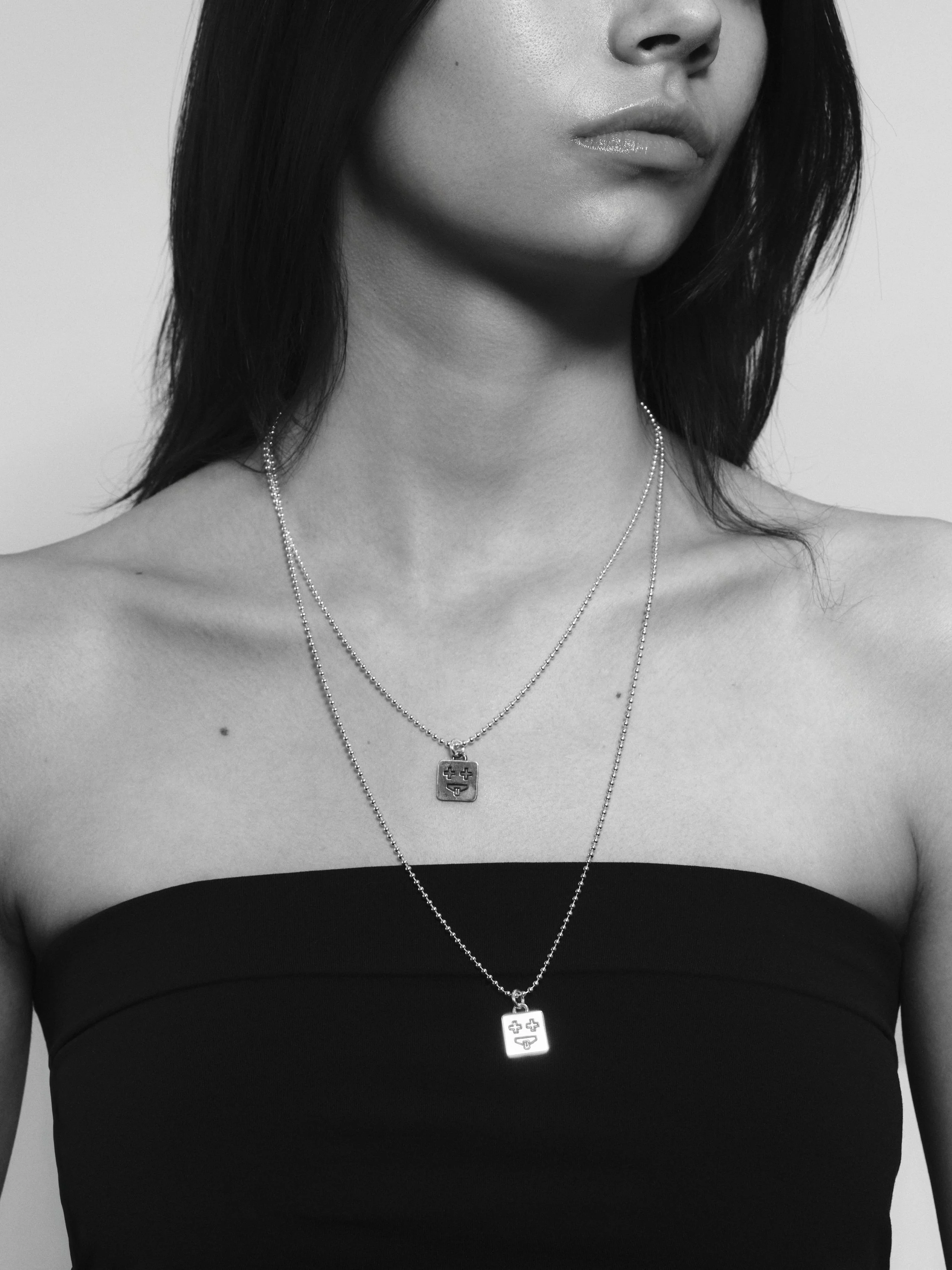 Rio Grande Smiley Sterling Silver Necklace