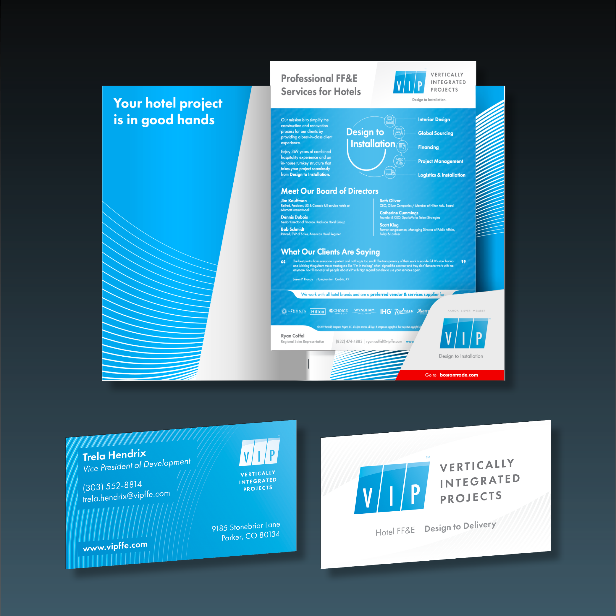 Business cards & folders