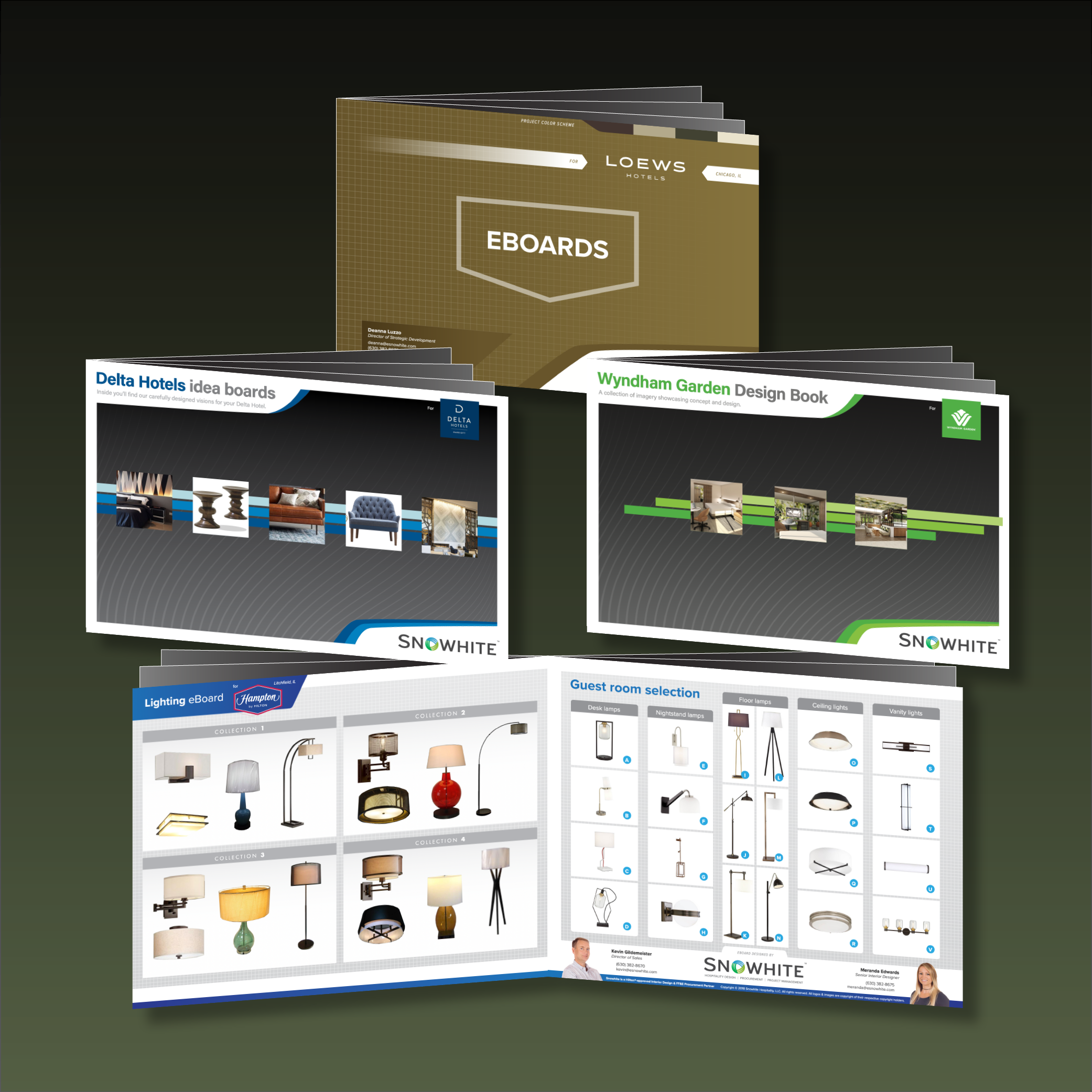 Design boards & presentations