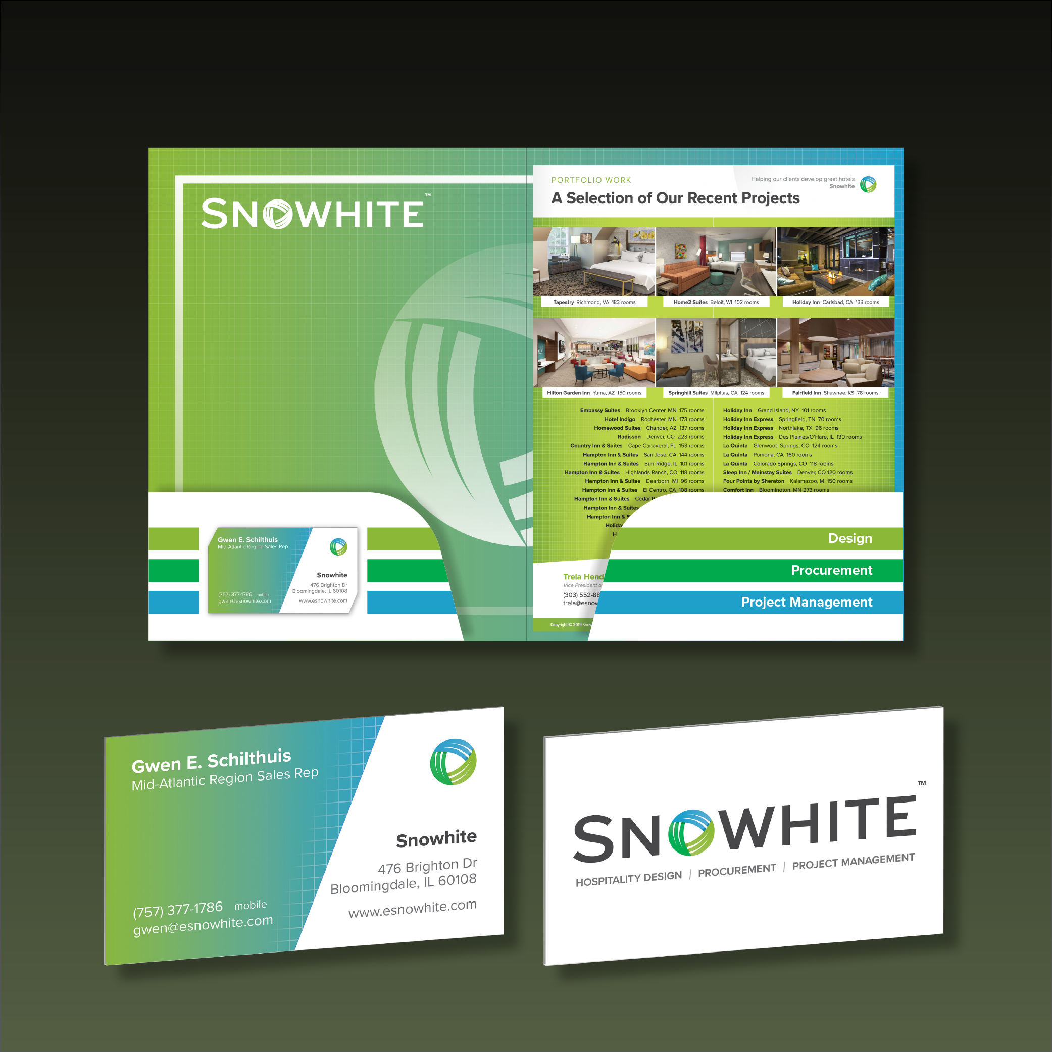 Business cards & folders