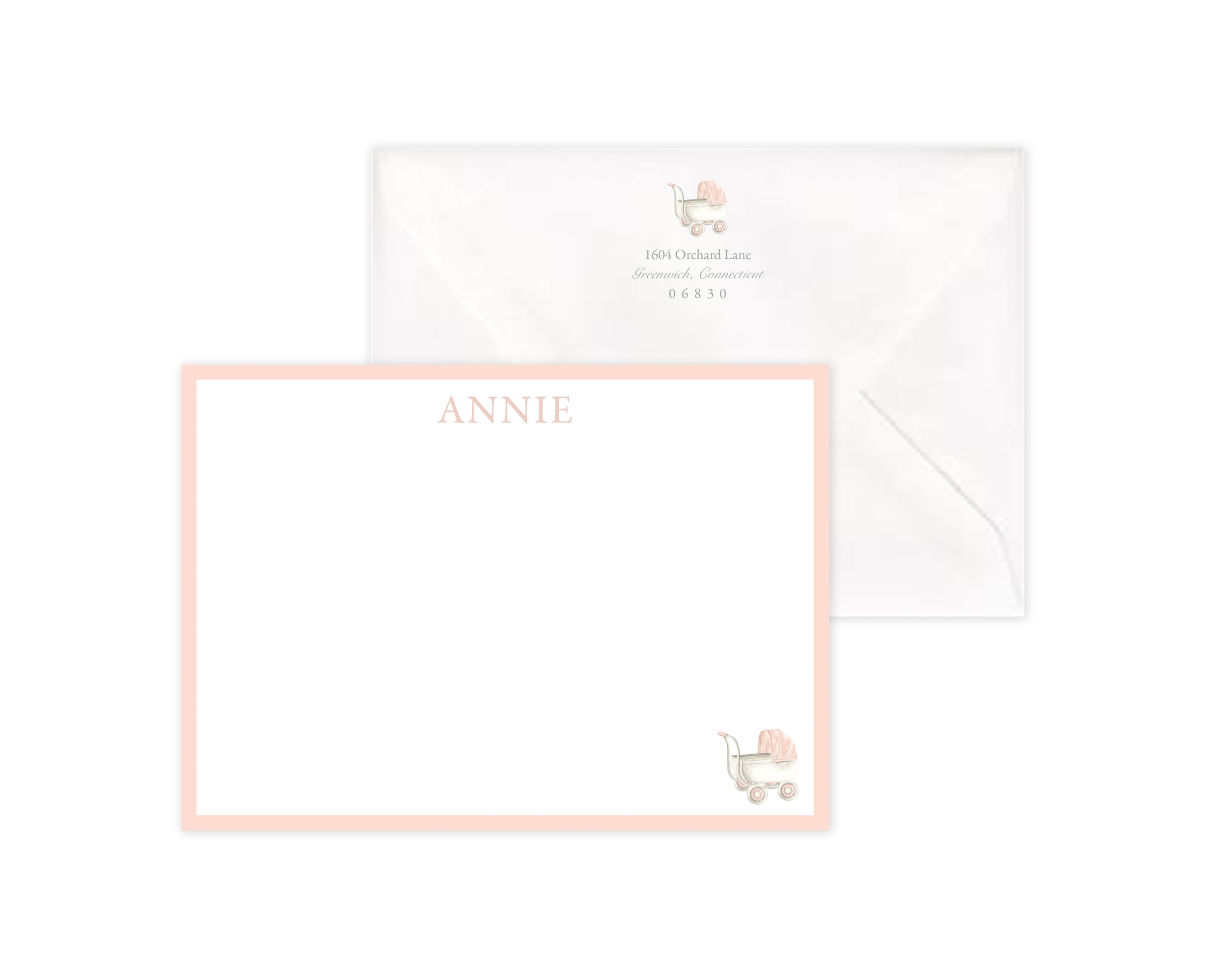 Stationery - Classic Pink Pram Display I.jpg
