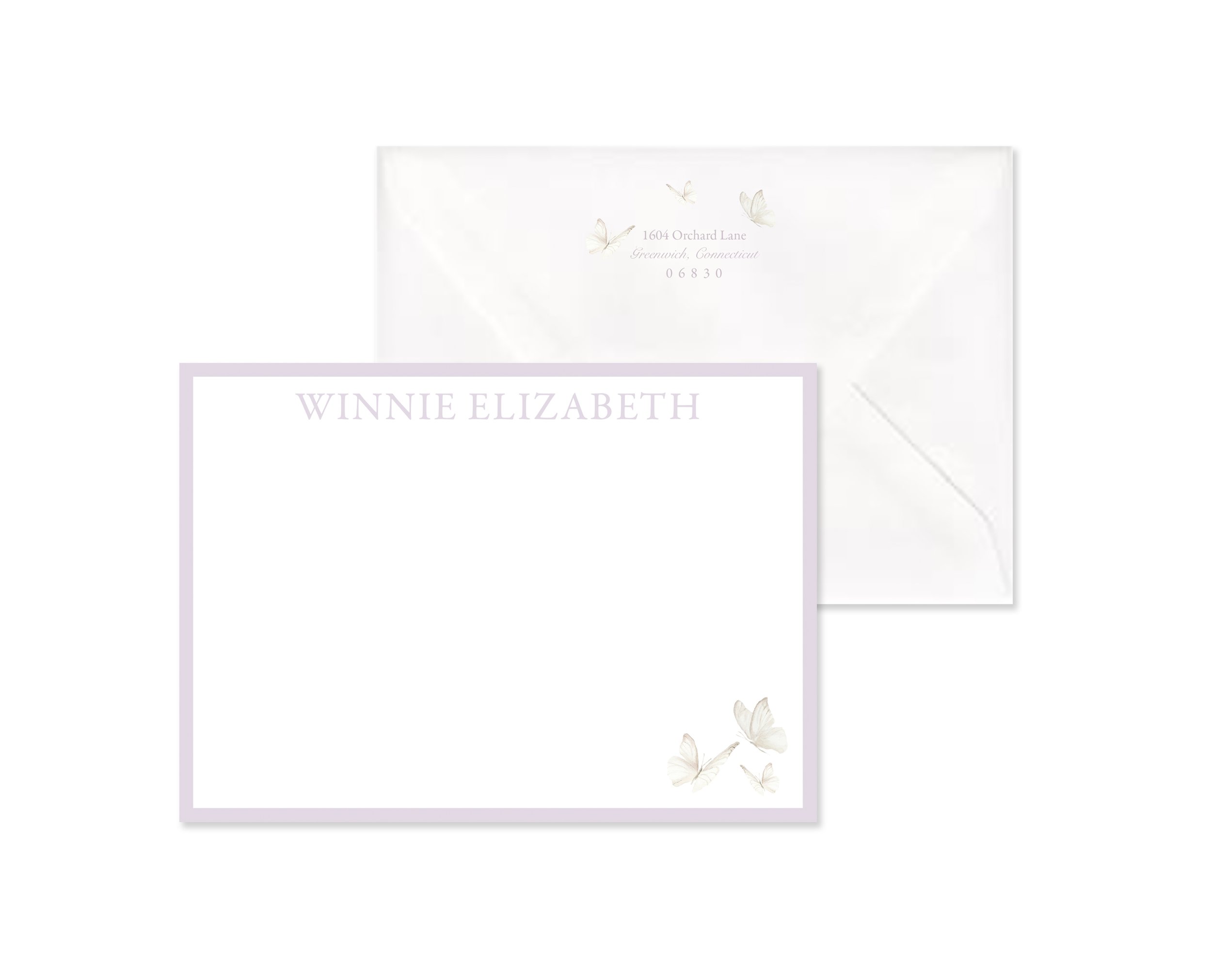Stationery - Lavender Butterflies Display I.jpg