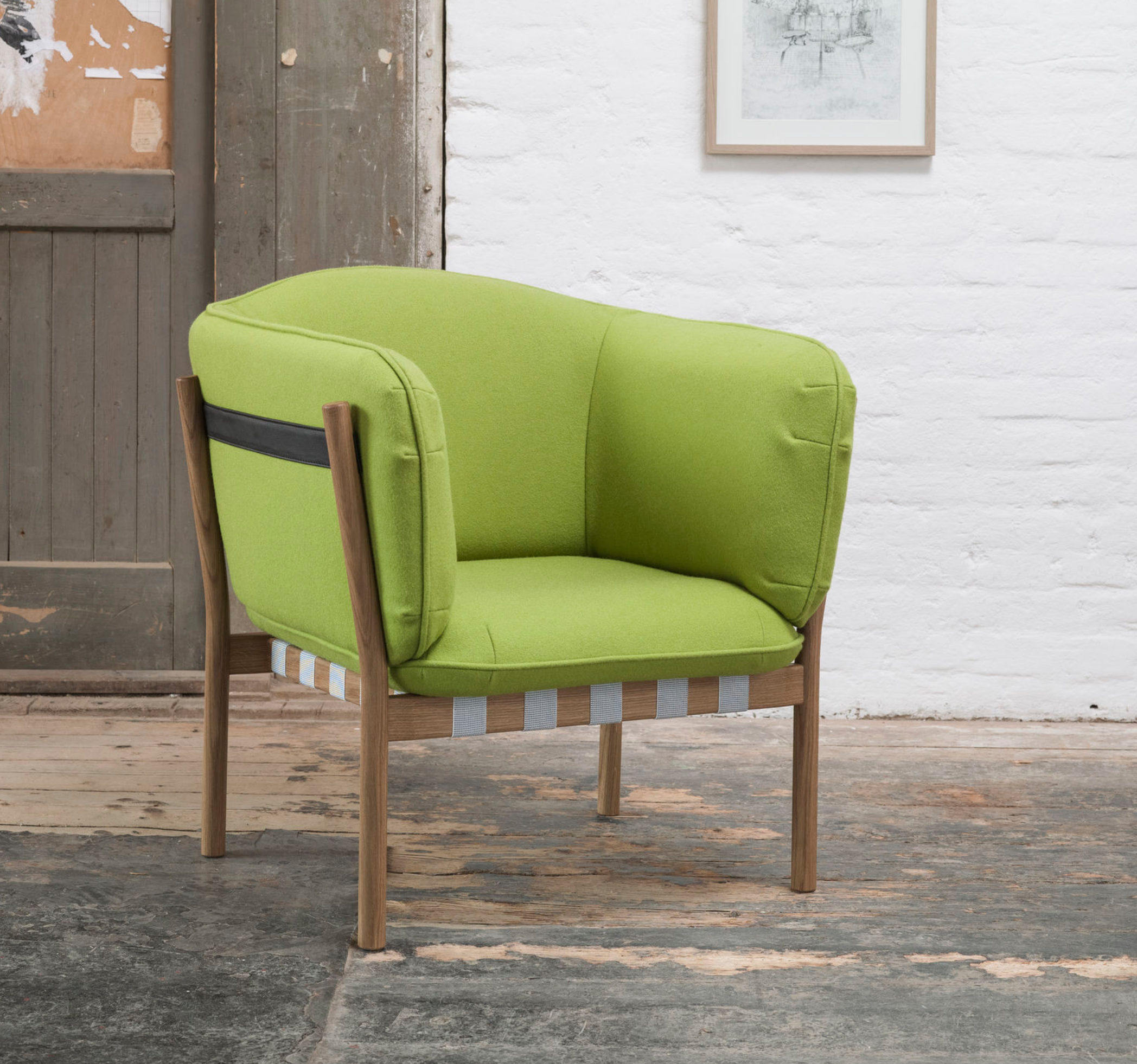 Dowel Lounge Armchair - beech finish - $2,110 LIST 