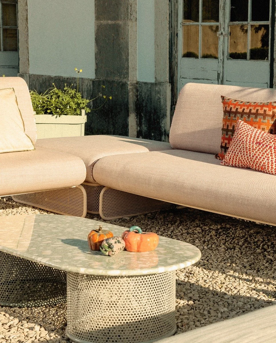 Playful by design 🎨

Meet the @mambo_unlimitedideas  Riviera collection: side table, dining table &amp; center table &mdash; where fluid curves and sculptural form unite in harmony. Each piece is a dialogue between function and art. Designed in Port