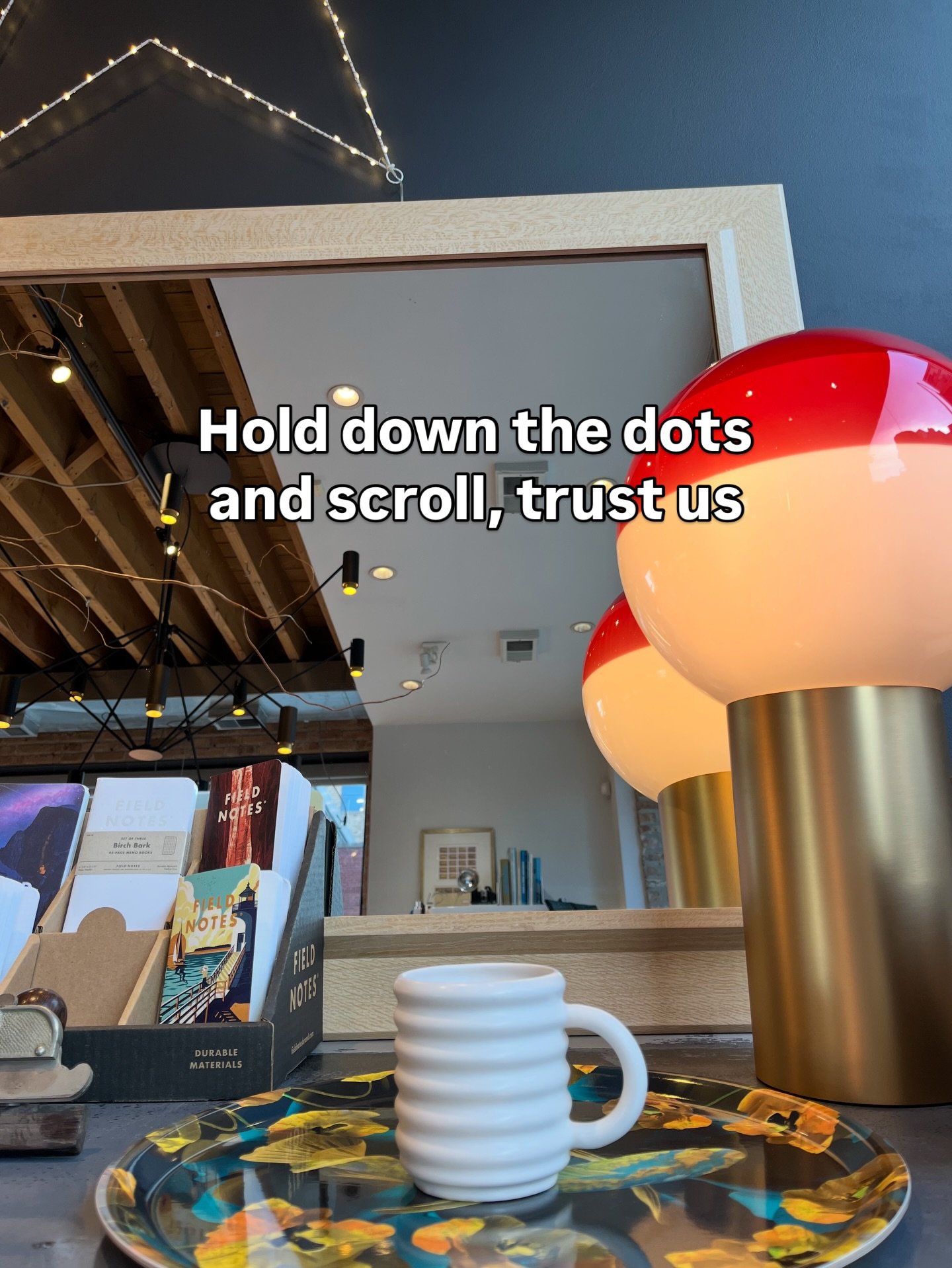 A delightful gift for anyone who appreciates good design... and good coffee.

Stop into Morlen Sinoway Atelier in Chicago&rsquo;s West Loop to find these stackable Ripple Mugs and more perfect gifts for the season!