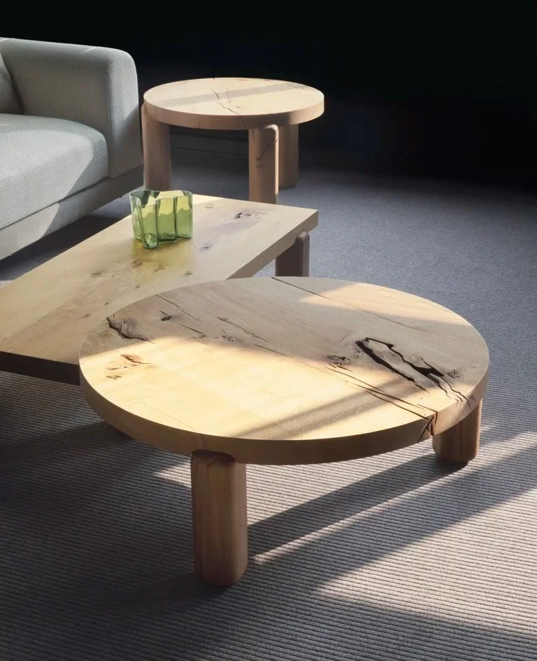 What happens when design lets the material speak first?

@nikarioy at Salone introduces the Akademia Lounge, Centenniale Round, and a new Shimber edition&mdash;each one rooted in the raw beauty and individuality of wood.

Discover how @nikarioy can f