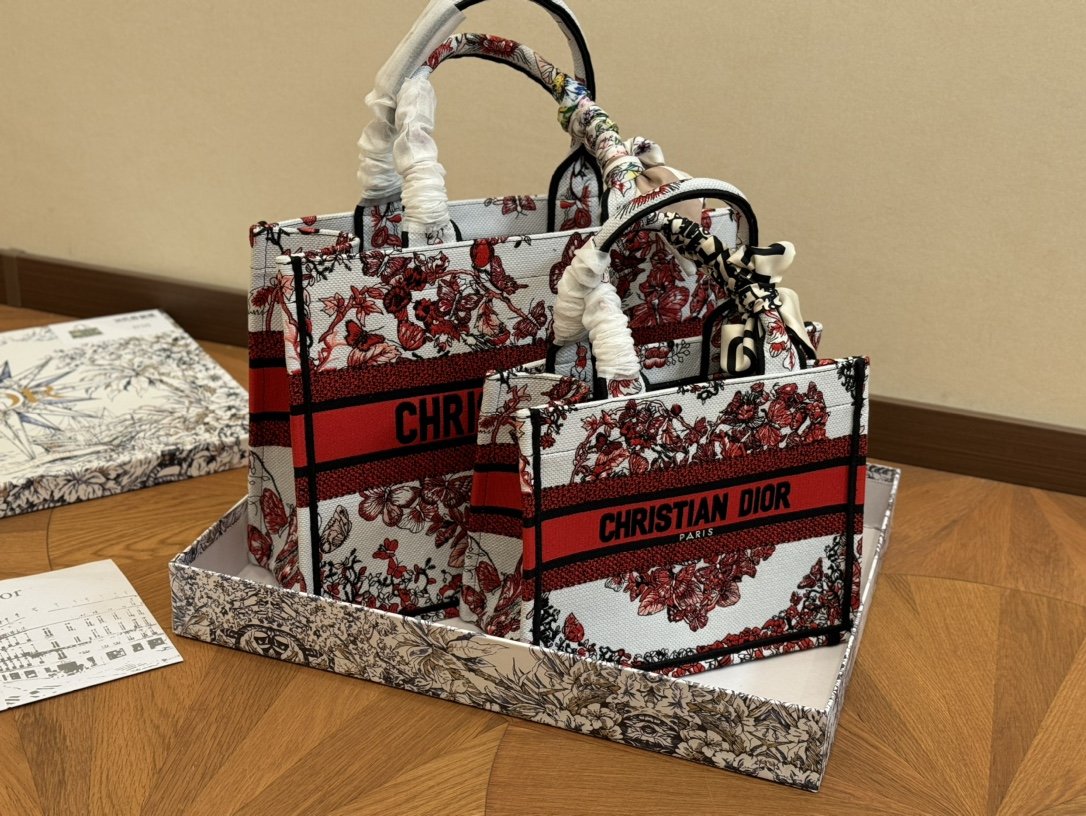 Dior Red Hand Bag