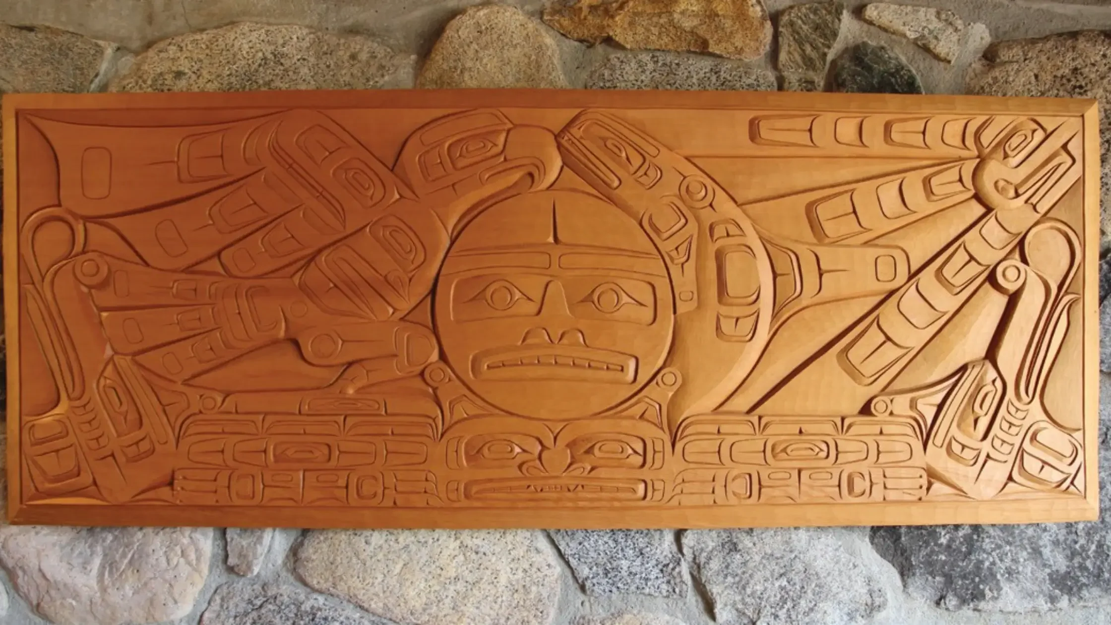 “Of This Land” Yellow Cedar Carving.webp