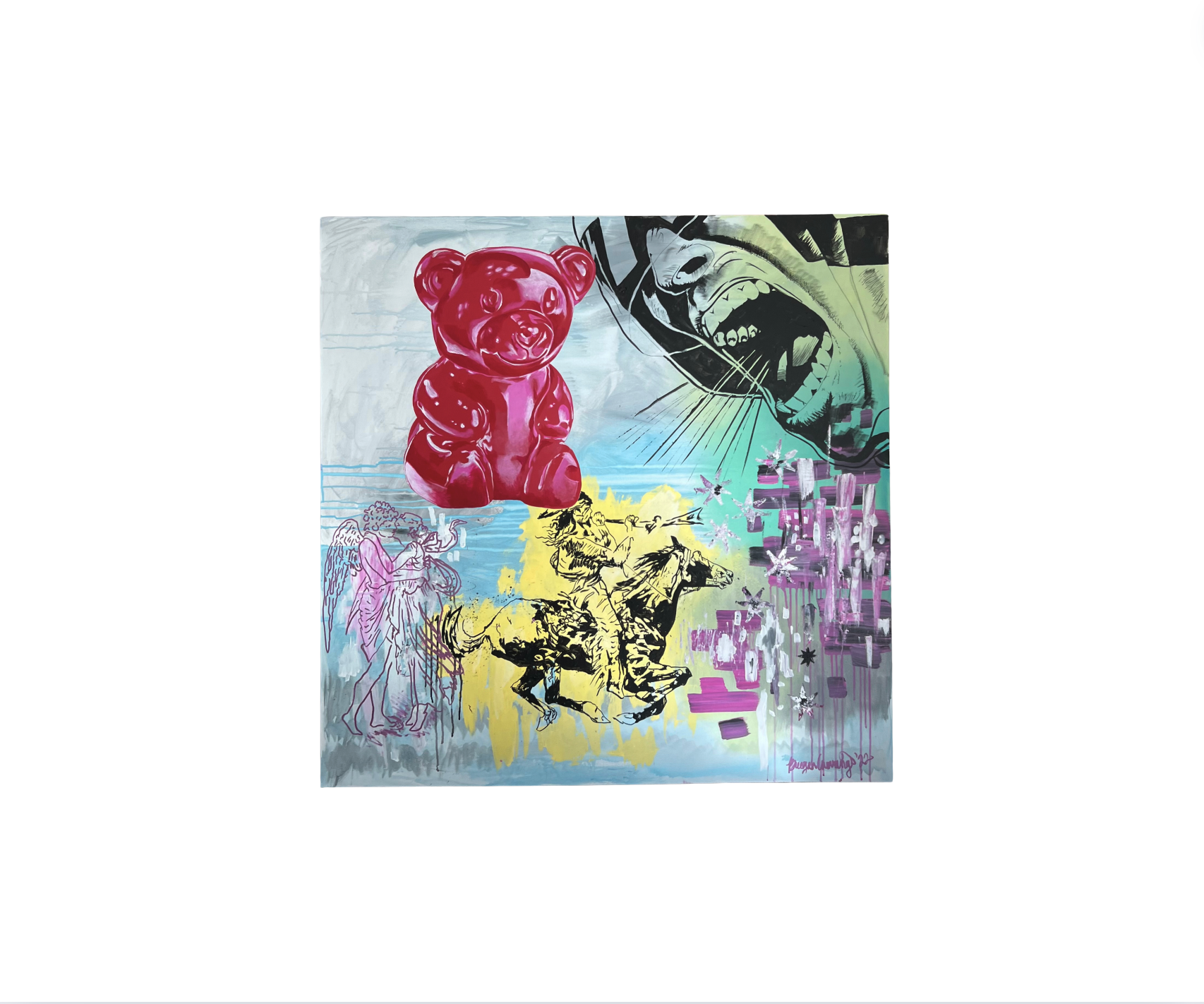 Gummy Bear Collage by Breegan Cummings