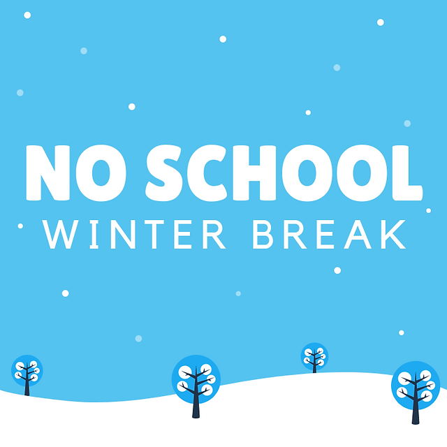 Winter break - no school