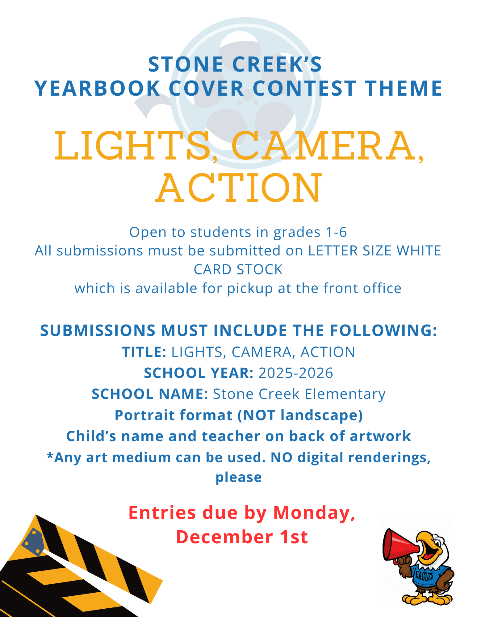 Stone Creek Yearbook Cover Contest Theme