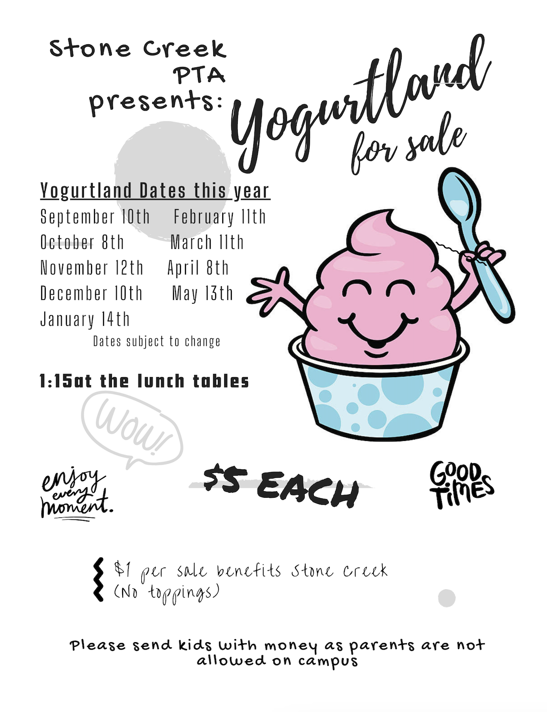 Last Yogurtland sale