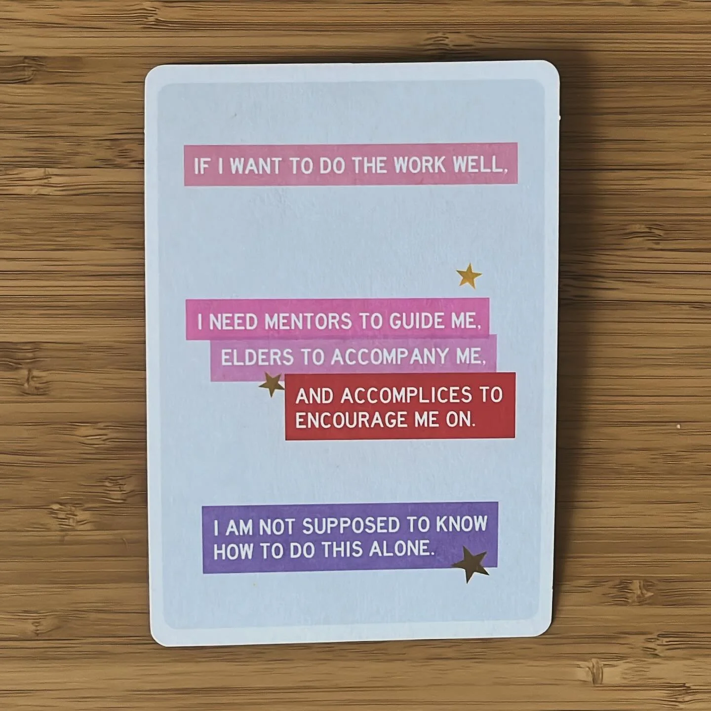 This month we&rsquo;re loving this @chani.app Deck of Plenty #affirmation that resonates with our commitment to helping leaders and teams cultivate ways of being and building relationships, organizations, and systems that affirm our collective #digni