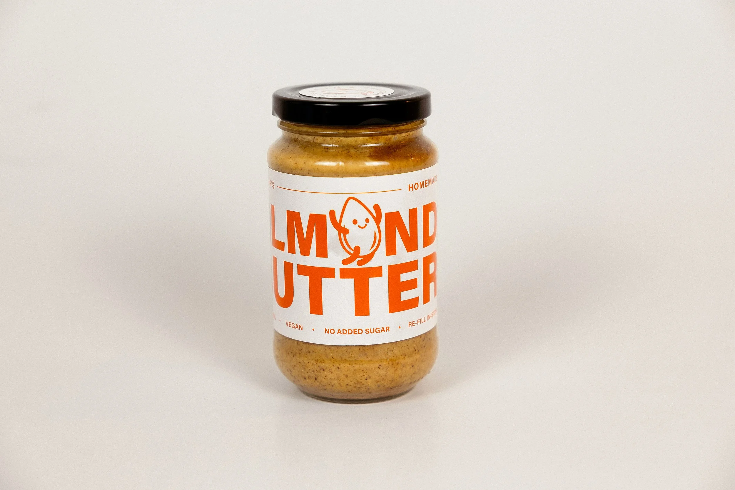 Blitz Bar almond butter 375g jar, made in Melbourne