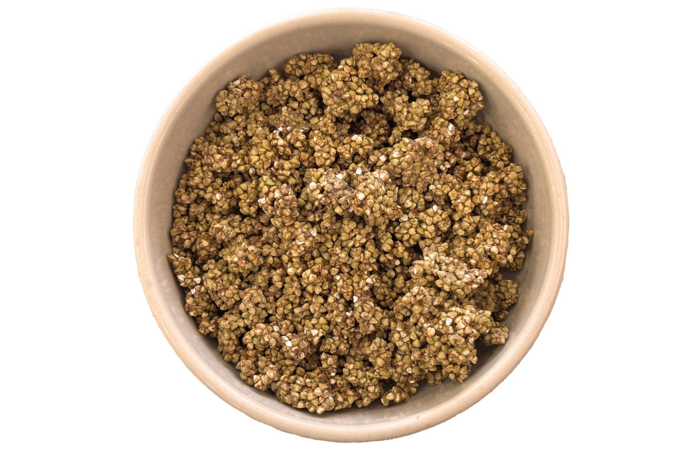 Bowl filled with dried nematodes, a type of roundworm.