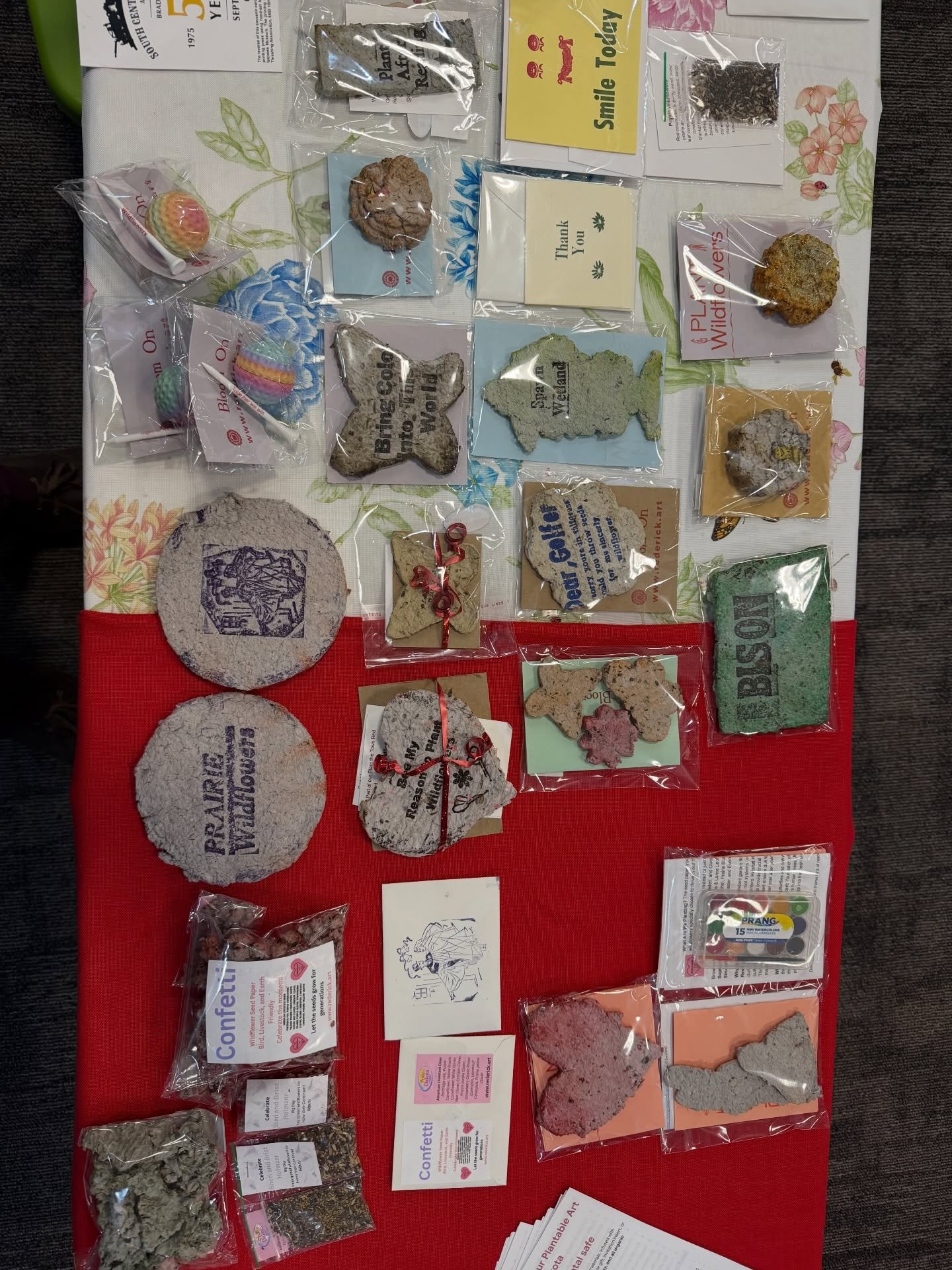 As our product line grows, we keep meeting and learning from fellow flower lovers. Making our plantable art worthy of your next celebration 🎉, watercolor project, classroom kit, excuse to plant wildflowers in your garden, and give a handmade in Nort