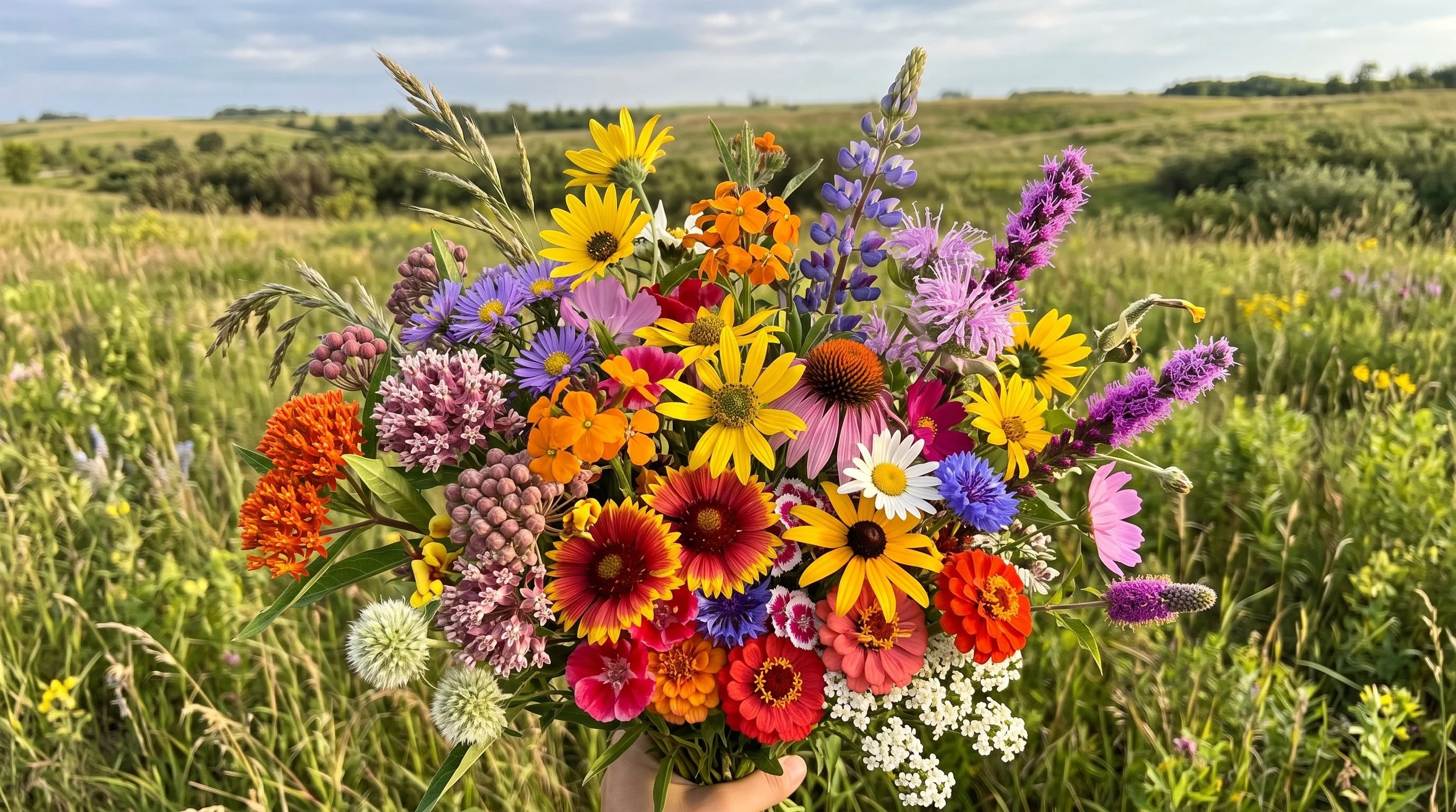 Monarch Butterfly Wildflower Seeds Plantable Art
