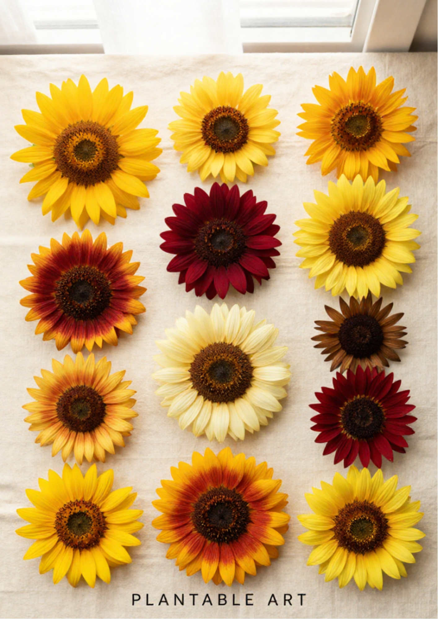 Sunflower Seed Plantable Art