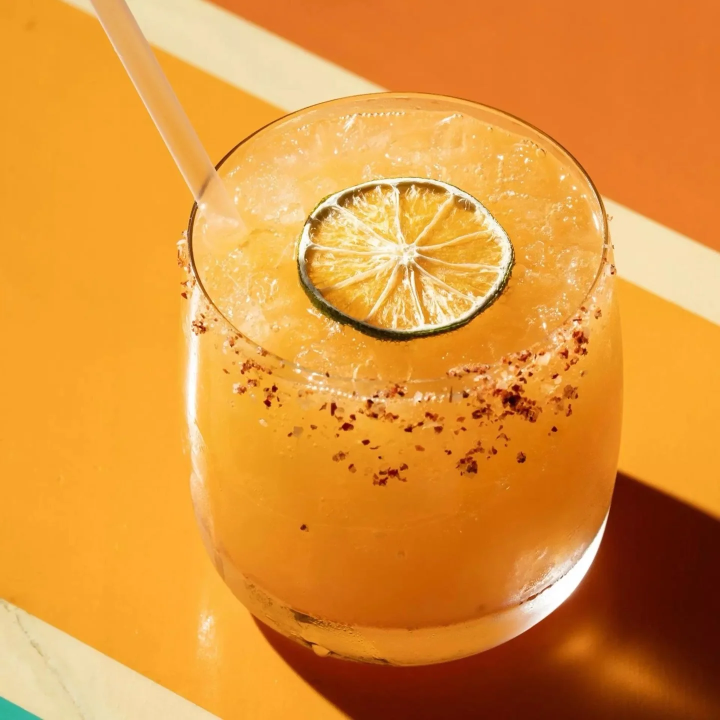 Smokey and the Bandit 🥭🌶️🔥💨
Sweet. Spicy. A little smokey.
Taj&iacute;n rim to seal the deal.

Jalape&ntilde;o Espol&ograve;n, Mezcal, Aperol, Mango &amp; Citrus.
You know the vibe. 🪩
