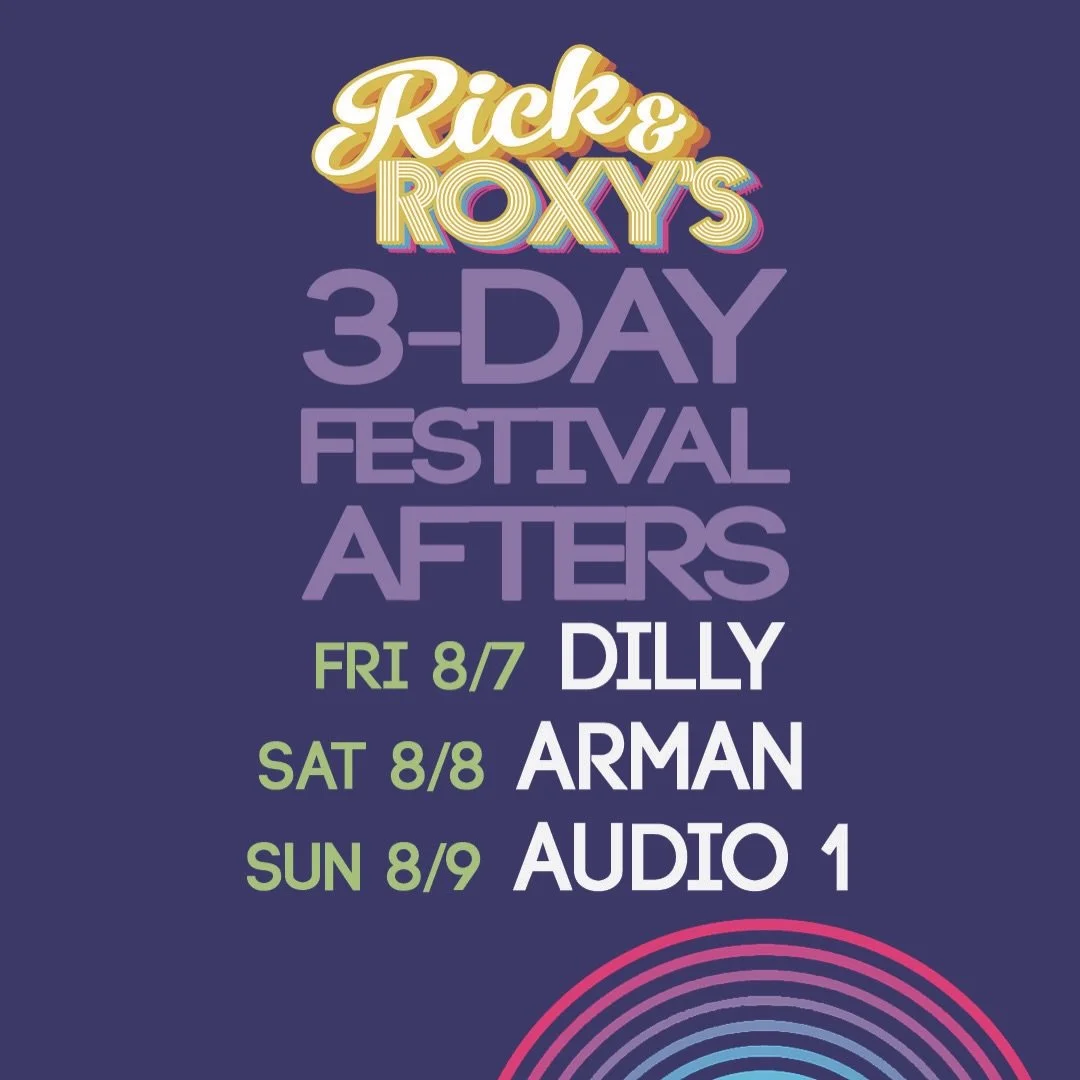 Friday, August 7th &ndash; Sunday, August 9th | 9 PM &ndash; 2 AM

When the festival ends, the party is just getting started. 🪩

Join us all weekend long at Roxy&rsquo;s Disco for three nights of house, disco, and feel-good dance music inspired by t