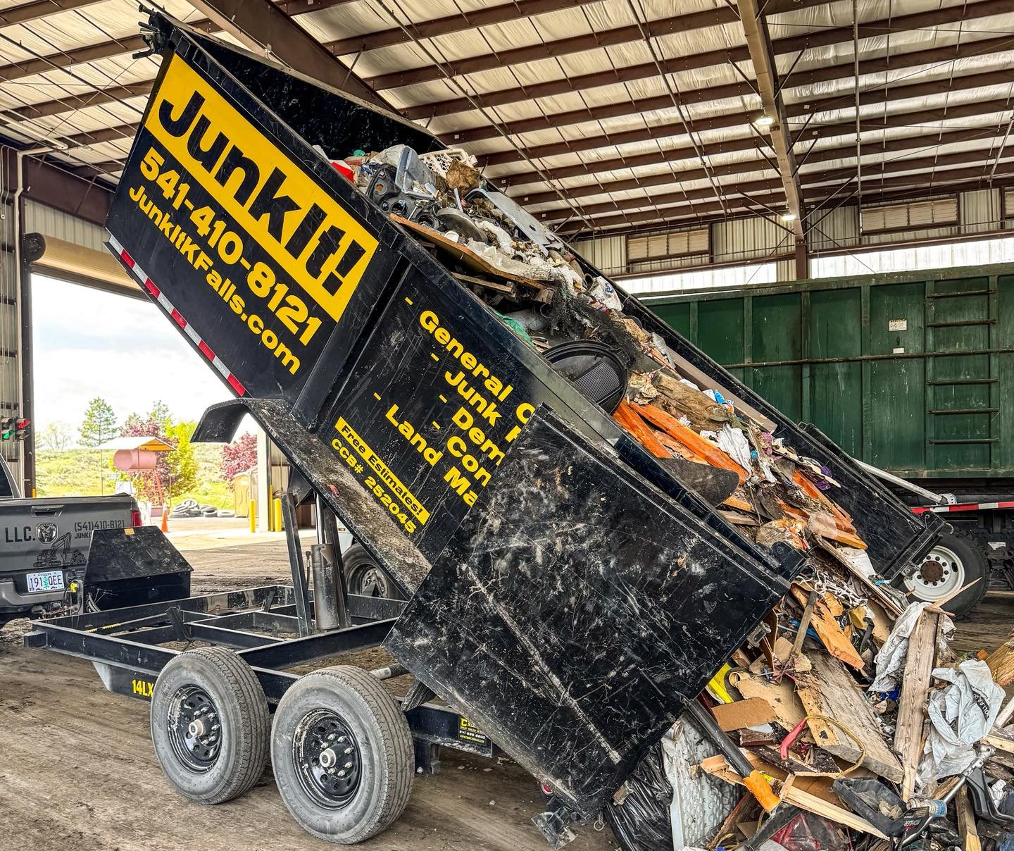 Whether it&rsquo;s a bulky appliance you need gone or an entire property taken back from years of squatting, JUNKIT gets it done. We tackle everything from single-item pickups to multi-acre cleanups and complete building demolitions&mdash;efficiently