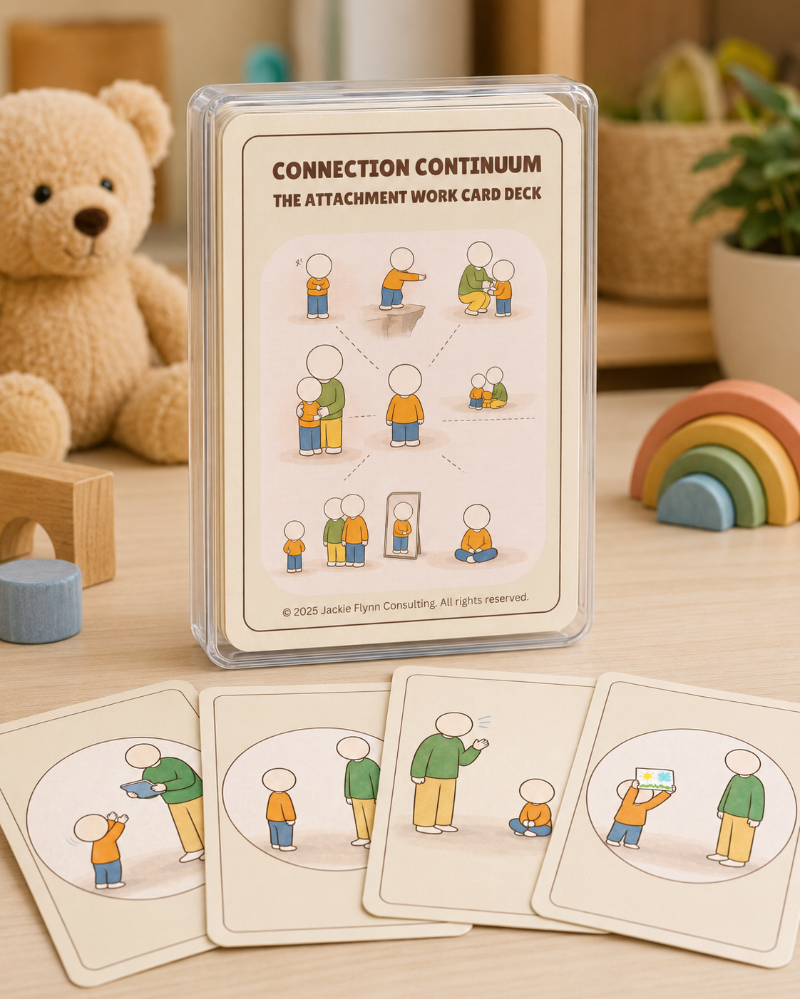 Printed The Connection Continuum Card Deck