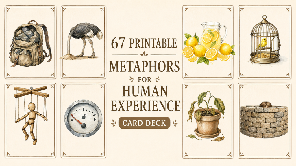 Downloadable The Metaphors for the Human Experience Card Deck