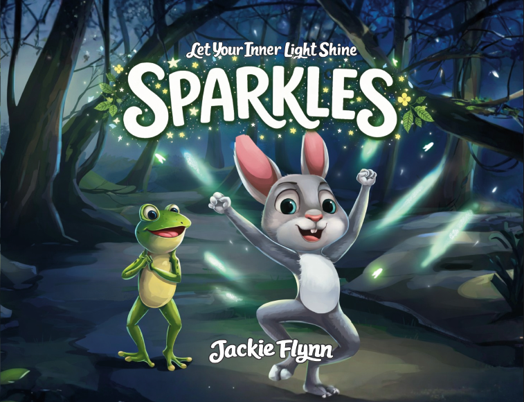 Sparkles: A tender tale of a little bunny and a wise frog, illuminating a gentle path toward finding light in life's darker moments.